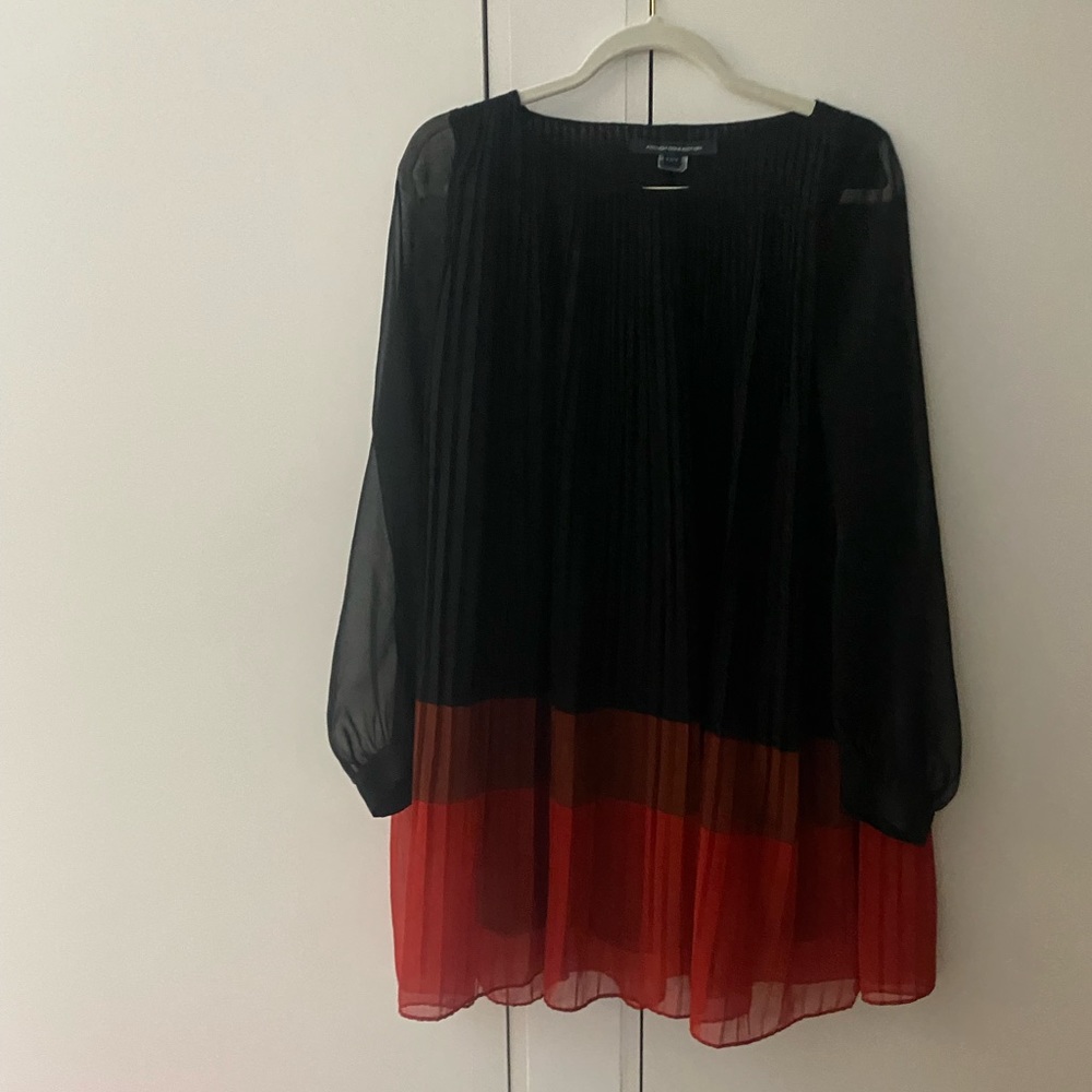French Connection black mini dress.